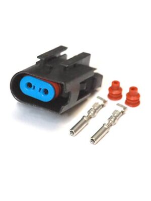 DJ7022Q-1.5-21.Разъём гнезд. 2-х конт. подогрева форсунок ветрового стекла и износа тормозных колодок FORD