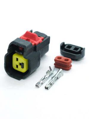 DJ7025Y-1.5-21.Разъём гнездовой 2-х конт. Топливная форсунка  ГАЗ