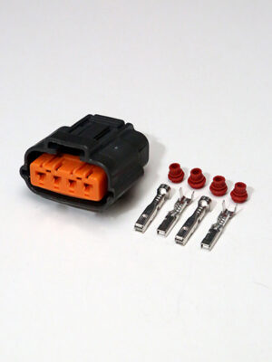SUMITOMO 6195-0030. Разъём гнездовой 4-х контактный.Дроссельная заслонка Mazda RX7 FD