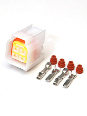 DJ7041Y-2.3-21. Разъём гнездовой 4-х контактный.