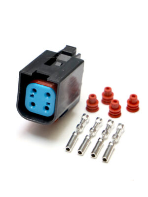 DJ7042Q-1.5-21. Разъём гнездовой 4-х контактный.