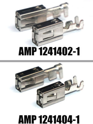 AMP 1241402-1 ; AMP 1241404-1. Контакт гнездовой серии AMP MCP 6.3/4.8