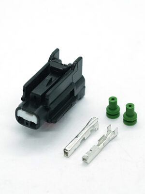 DJ7029B-1-21. Разъём 2-х контактный гнездовой .