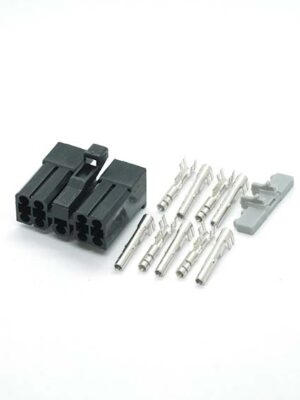 DJ3091A-2-21. Разъём гнездовой 9-ти контактный с круглыми клеммами