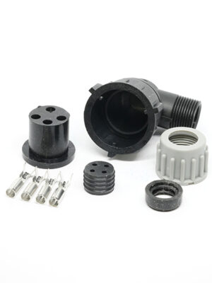Schlemmer 9800603 разъём гнездовой 4 pin с клеммами и уплонителями.