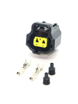 AMP 184022-1, BLACK, KEY M . Разъём гнездовой 2-х контактный серии SSC (Sealed Sensor Connector) System.