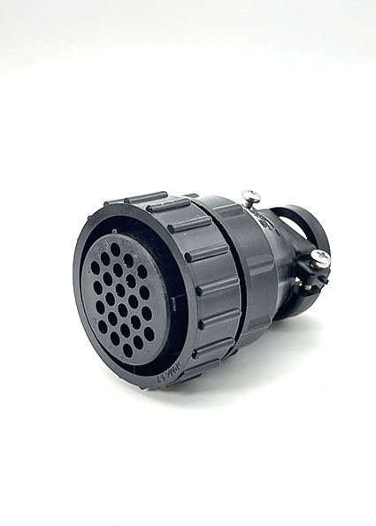 АМР 206837-1. Разъём гнездовой 24 пин серии Circular Plastic Connectors с адаптером. (Российский аналог)