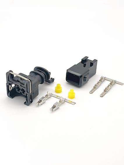 DJ7023-3.5-21/11. Разъём межжгутовой 2-х конт. серии Junior Power Timer. Аналог AMP 282189-1.