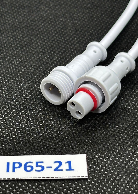 WP. Разъём герметичный межжгутовой 2-х контактный, L=40 см, D=13 mm. S=2х0.3 mm², IP67.