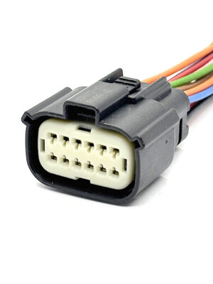 MOLEX 33472-1201 Разъём гнездовой двухрядный 12-ти конт. серии МХ150 с проводом.