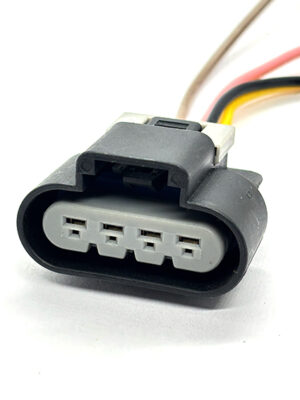 Delphi 15326631. Разъём 4-х контактный гнездовой серии GT280 (Бензонасос) с проводом